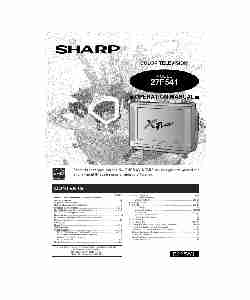Sharp CRT Television 27F541-page_pdf